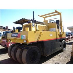 HYPAC C560A 9 WHEEL PNEUMATIC TIRED ROLLER, s/n 201530501004