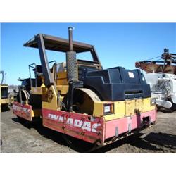 DYNAPAC CC501 TANDEM SMOOTH DRUM VIBRATORY ROLLER, s/n 60910504