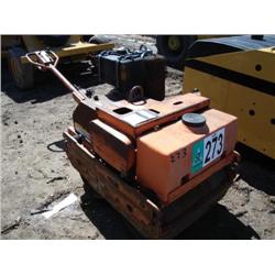 MIKASA MR8D TANDEM VIBRATORY WALK BEHIND ROLLER, s/n W1077