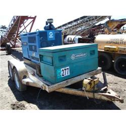 MILLER BIG BLUE 600 AMP PORTABLE WELDER, s/n KK049737