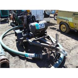 MULTI QUIP MQ40TD 4in. PORTABLE WATER PUMP, s/n 40TD3690