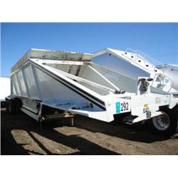 RED RIVER BD339 TRI AXLE BOTTOM DUMP TRAILER, s/n 4ZYBD4236X1000308