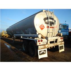 FRUEHAUF 8,750 GALLON T/A ALUMINUM FUEL TANK TRAILER, s/n UNH2082202