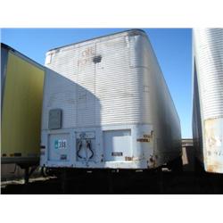 FRUEHAUF 40ft. T/A DRY BOX VAN TRAILER, s/n AVM325459