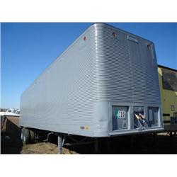 FRUEHAUF 40ft. T/A DRY BOX VAN TRAILER, s/n AUJ883201