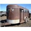 Image 1 : KIEFER 16ft. T/A STOCK TRAILER, s/n 3139