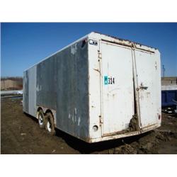 WW 18ft. T/A ENCLOSED VAN TRAILER, s/n 159297