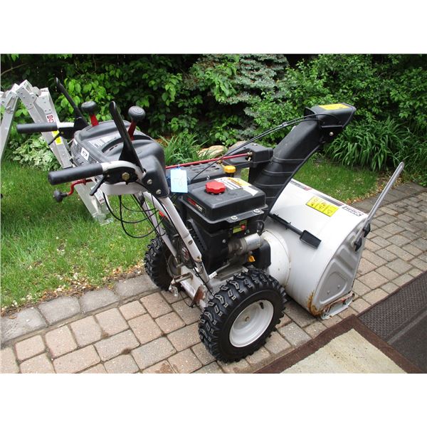 26" White Outdoor Snow Blower, 277cc Powermore Motor w/Electric Start (S/N 1H259B1671)