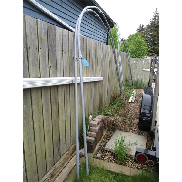 16'Lx11'Wx8'H Carport Frame  (No Cover)