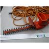 Image 2 : Black & Decker 13" Corded Hedge Trimmer w/100' Extension Cord (Outer Jacket has a Few Splits)