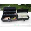 Image 2 : (2) Plastic Tackle Boxes w/Contents