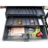 Image 4 : (2) Plastic Tackle Boxes w/Contents