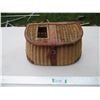 Image 1 : Vintage Woven Wicker Basket Fishing Creel