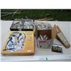 Image 1 : (2) Jigsaw Puzzles, Boot Jack, Hot Glue Gun w/Sticks & Natural Clay