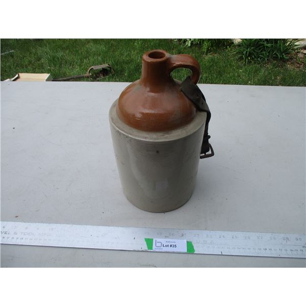 1 Gal. Stoneware Jug (No M.M) Flaw in the Bottom