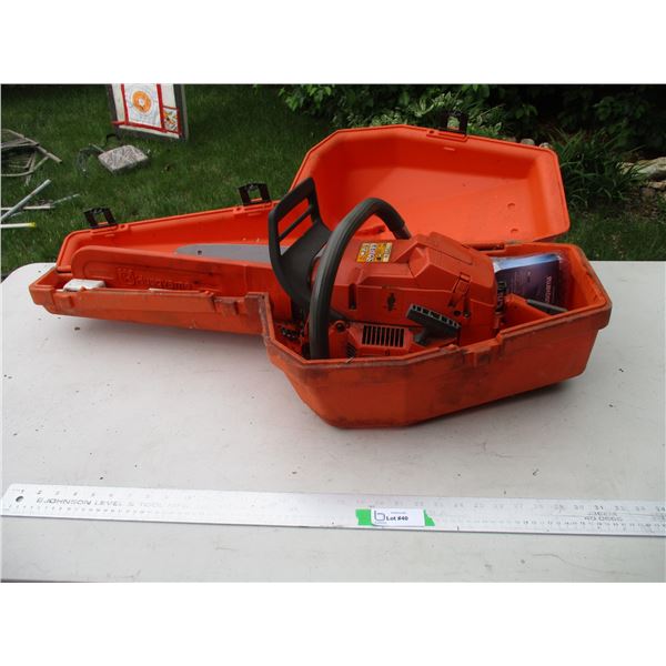Husqvarna 365 18" Bar w/Case, 20" Oregon Bar & Chains
