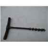 Image 2 : Antique T-Handle Barn Drill/Auger & 18" Machete