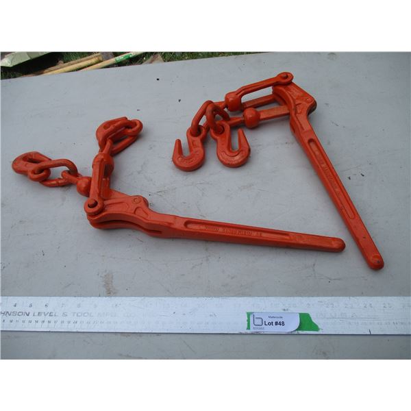 (2) Orange Load Binders