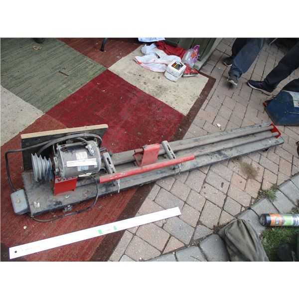Home Made Wood Lathe w/1/2HP Electric Motor (Untested)