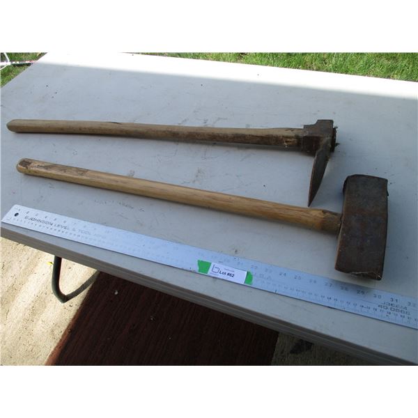 Adze & Rock Hammer