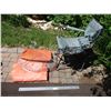 Image 1 : (2) Tarps, Folding Lawn Chair & Chromed Fire Pit Grill