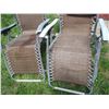 Image 3 : (2) Folding Zero Gravity Reclining Chairs