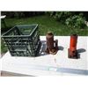Milk Crate w/(2) Bottle Jacks