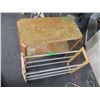 Image 2 : Vintage Step Stool, Shoe Rack & 24"x12" Shelf