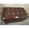 Image 2 : Vintage Padded Storage Box/Ottoman