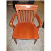 Oak w/Cherry Wood Stained Office Chair