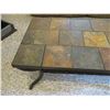 Image 2 : Steel Frame w/Tile Top Coffee Table (48"x24")