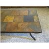 Image 3 : Steel Frame w/Tile Top Coffee Table (48"x24")