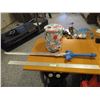 Image 1 : Foam Cased Sword & Small Garbage Can