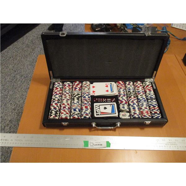 World Series of Poker Chip Set w/Leather Case