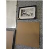 Image 2 : (4) Picture Frames of Varying Sizes, White Board& (2) Large Wildlife/Fishing Pieces