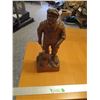 Image 1 : 18" Tall Carved Wooden Blacksmith