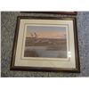 Image 2 : (3) Picture Frames , One w/Snow Geese Print (30"x27")