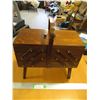Image 1 : Vintage Sewing Box (Accordion Style) w/Contents