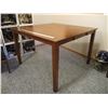 Image 1 : 54"x36"x36"Tall Table w/Folding Leaf (54"x54" w/Leaf Installed)