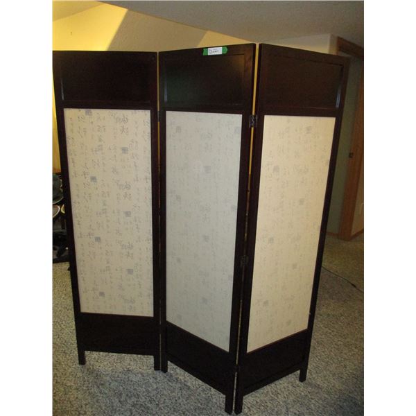 67" Tall x 60" Wide Folding Room Divider
