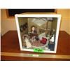 Image 1 : Bedroom Scene Shadow Box/Diorama (Lighted, Needs Batteries)