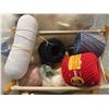 Image 2 : (2) Bags Knitting, Crocheted, Quilting Supplies