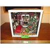 Image 1 : Christmas Time Theme Shadow Box/Diorama (Lighted, Needs Batteries)
