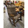 Image 1 : Wooden Rocking Chair w/Cushion