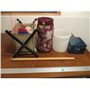 Image 1 : Yarn, Knitting Needles, Containers, Folding Basket