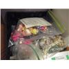 Image 3 : Yarn, Knitting & Crafting Supplies w/Storage Bins