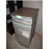 Image 1 : 5 drawer Plastic Organizer (32" Tall) w/Contents