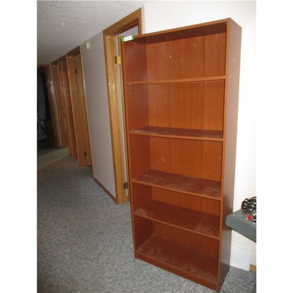 5 Shelf Book Shelf (11"x30"x71" Tall)