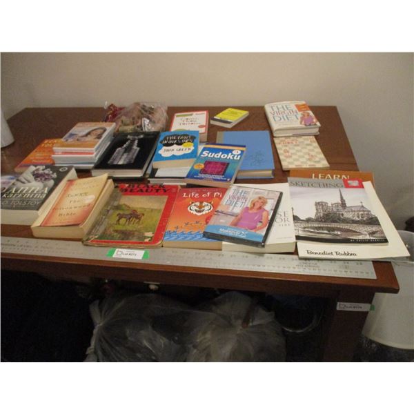 Various Books of Varying Subject Matter, DVDs, Coin Rolls