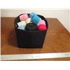 Image 1 : Basket Of Embroidery Floss/Yarn